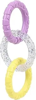 Tug Rings For Dogs,3 Rings Outside Dog Toys - Pet Supplies, Promotes Teeth Care, Exercise Equipment, Outdoor Teether For Indoor Backyard Play
