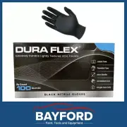 BLACK NITRO DISPOSABLE GLOVES MECHANIC WORKSHOP SMALL MEDIUM LARGE XL XXL GLOVES