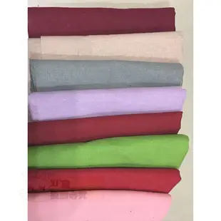 C0218 素色棉麻布手作拼布19色(一碼)