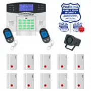 Wireless Burglar Alarm System Phone Line Auto Dialer US Home House Smart PSTN FZ