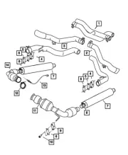 Genuine Mopar Exhaust Resonator 5290387AC