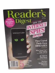 READER'S DIGEST MAY 2020 INTERNET SPIES ON YOU, CURED OWN Diseases, TEEN VAPING