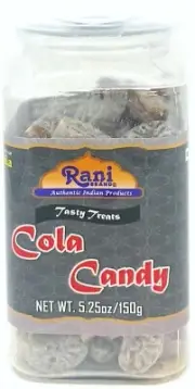 Rani Cola Candy 5.25oz (150g) Vacuum Sealed, Easy Open Top, Resealable Container