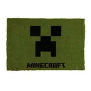 Minecraft Creeper Gaming Welcome Home Entrance Doormat Rectangle Rug 40 x 60cm