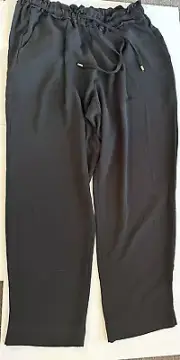 Womens Autograph Plus Size 14 Black Boho Business Work Casual Pants BNWT
