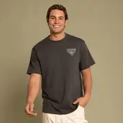 Essendon Bombers Tonal Black Logo Tee