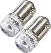 2x BA9S BAYONET LED LIGHT BULB 2SMD 2835 WHITE PARKER CAR GLOBE INTERIOR LED 12V