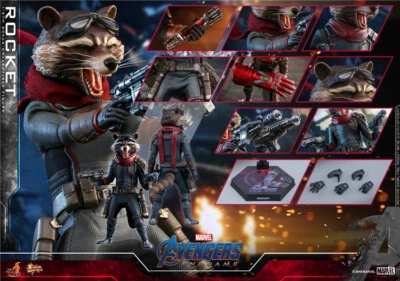 Hot Toys HT MMS548 Avengers Rocket Guardians of the Galaxy Collectible Figure
