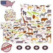 Breathable Twin Sheet Set Featuring Jungle Animals - Perfect Kids Bedroom Decor