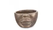 Vitage Small Planter Pot Face Head Vase Indoor Outdoor Flower Decor