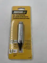 Johnson 8oz Steel Plumb Bob #40-0672 NIP
