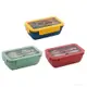 塑膠飯盒上班族 微波爐 日式便攜密封三分格便當盒 學生餐盒保鮮盒