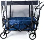 KEXIKELE Bug Net Cover for All-Terrain Collapsible Folding Wagons,Utility Garden Cart Bug Net Cover Accessory - Protect Your Little One from Insects on Outdoor Adventures