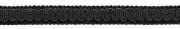 Scroll Gimp Braid Trim, Style# 0058SG, Color# K9 - Pure Black [144 Yards]