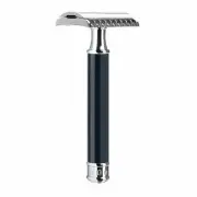 NEW MUHLE R101 BLACK SAFETY RAZOR OPEN TOOTH COMB CHROME Double Edge Plated