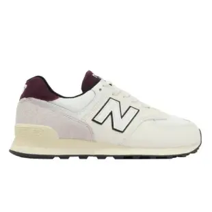 New Balance 休閒鞋 574 男鞋 女鞋 白 紅 麂皮 復古 經典 NB 紐巴倫 U574YR2-D