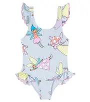 [Stella McCartney Kids] Stella McCartney Kids Printed swimsuit Y 2 blue