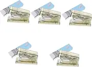 jojofuny 5 Sets Practical Plastic Stapler Portable Hand Stapler for Office for Hardworking Students