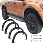 Matte Black Slim Fender Flares Guard Wheel Arch for Ford Ranger PX2 2015-2019