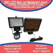 100 LED Sensor Solar Lights Outdoor Security Motion Detection Flood Light