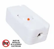 Cordline Lamp Rocker Switch White 10A HPM