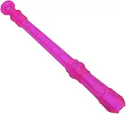 Kisangel 8 Transparent Soprano Recorder Music Flute Wind Instrument for Beginners for Learning Practicing Hand Coordination Safe Abs Material Random Color Random Color