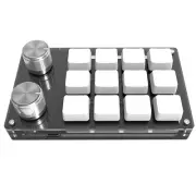 USB Knob design Mini 12-Key Mechanical Keyboard Programmable Keys Keypad