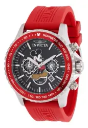 Invicta Disney Men's 48mm Mickey Mouse Limited Edition Red Chrono Watch 39040
