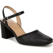 Naturalizer Womens Wave Woven Square Toe Slip On Slingback Heels Shoes BHFO 6601
