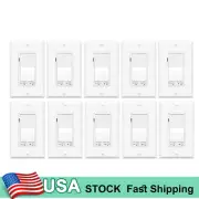 10PK 3 Way Dimmer Switch for Dimmable 150W LED CFL Light,15A 120V,ETL Listed