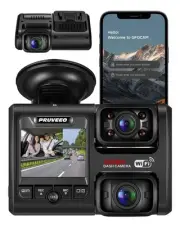 Dash Cam, Front and Inside 1080P Dual FHD Dash Camera for Cars, Novatek Proce...