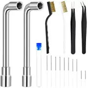 16 Pieces 3D Printer Nozzle Wrench Cleaning Kit Tool for 3D Printer Accessories