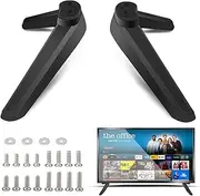 Universal TV Stand, TV Stand Legs, Desktop TV Stand Base Replacement, Desktop Stand Accessories TV Stand, Suitable Installation Hole spacing 17mm-20mm, TV Base feet with Screws(2 pcs)