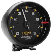 Autometer Auto Gage Tachometer Black - 8,000 RPM, 3 3/4 Inch, AU2300