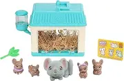 Little Live Pets - Mama Surprise Minis. Feed and Nurture a Lil' Mouse. She has 2, 3, or 4 Babies with Surprise Accessories to Dress Up The Babies! Christmas Gifts for Kids, Ages 5+