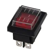 Industrial Vacuum Cleaner Replacement Parts Motor Switch Waterproof black 36 x 29mm