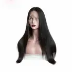 Peruvian Lace Silk Straight Wigs Real lace Front Human Hair Wigs For Black Women