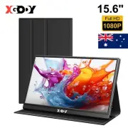 XGODY 15.6" Portable Monitor LCD Gaming Mobile Monitor Screen HDMI USB C 1080P