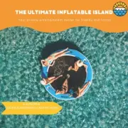 SEA POOL - 3M Large Round Inflatable River Float - Floating Island - Water Ha...
