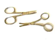 Facial Hair Scissors For Men Beard Mustache Nose Hair Trimming