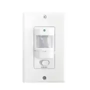 White Automatic PIR Occupancy Motion Sensor Light Switch Auto On/Off Infrared