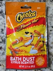 Hot! Flamin Hot Cheetos Bath Dust Novelty Fruity Pebbles Icee Blue Raspberry