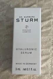DR. BARBARA STURM Hyaluronic Serum 3mL 0.1oz TRAVEL MINI Deluxe Sample ~ NEW