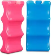 2Pcs/Set Reusable Ice Packs Gel Freezer Ice Blocks Reusable Cool Cooler Pack Bag