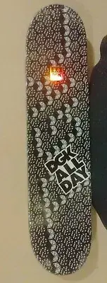 DGK Dicey Hologram Skateboard Deck - 8.0" Multi W/ Grip Tape Included Black