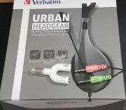 Verbatim Headset with Microphone - with FREE single 3mm splitter