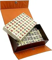 Mahjong Tiles 1 Set Travel Leisure Mahjong Classic Gathering Toys Chinese Traditional Mahjong for Family Leisure Time Chinese Mahjong