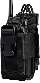 VIPERADE Radio Holster, MOLLE Radio Pouch for Vest, Universal Walkie Talkie Holster Radio Holder for Duty Belt, Police Radio Holder Tactical Radio Pouch for Baofeng, Motorola
