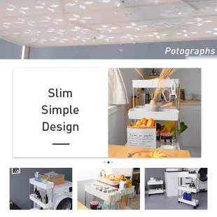 【台灣出貨】縫隙收納推車 五層架 移動式隙縫收納 縫隙推車 廚房收納 浴室收納 置物推車 隙縫車 麗尚秀【A158】