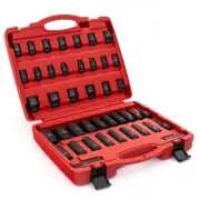 Renegade Industrial 1/2" Drive 42 Piece Metric & Imperial Impact Socket Set - RI